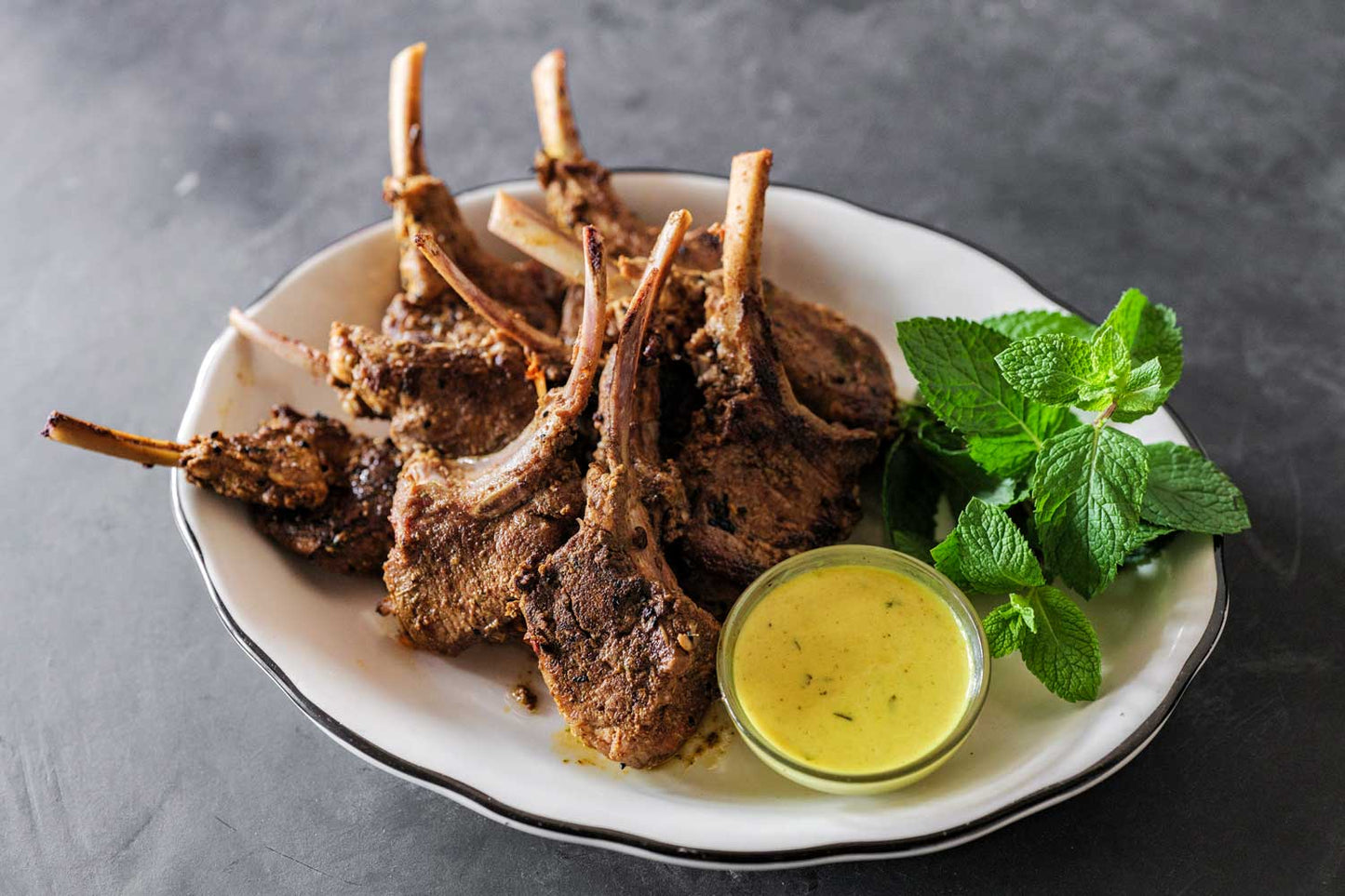 Grilled lamb chops