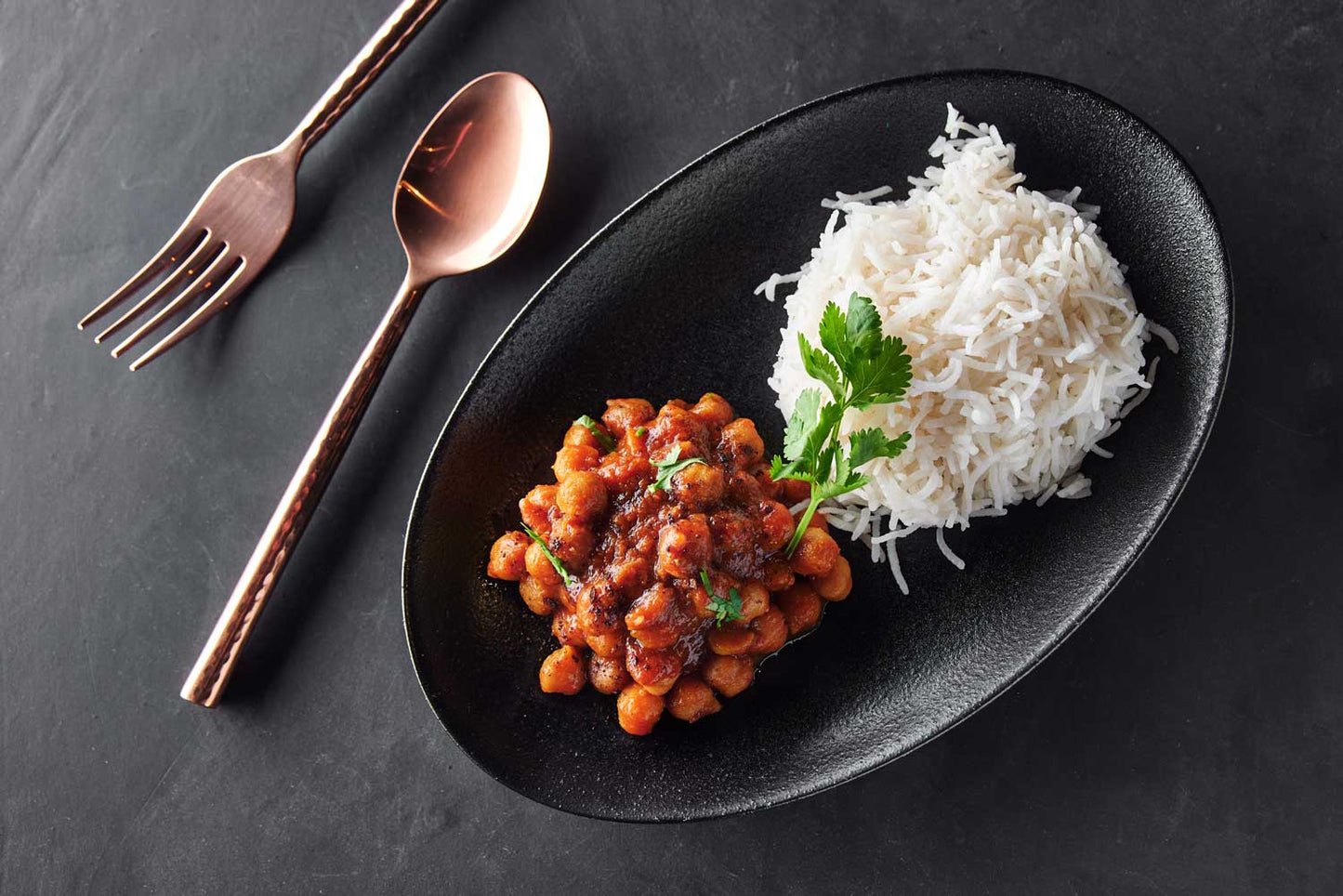 Chana Masala and Rice