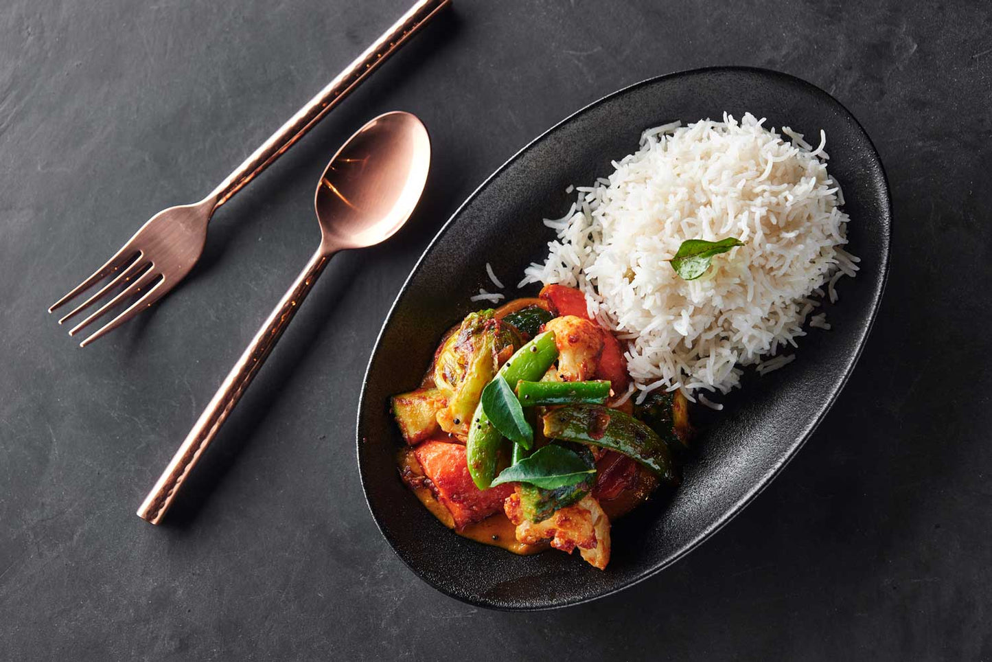 Vegetable Curry and Rice